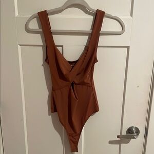 Abercrombie & Fitch Brown Bodysuit Modern Style